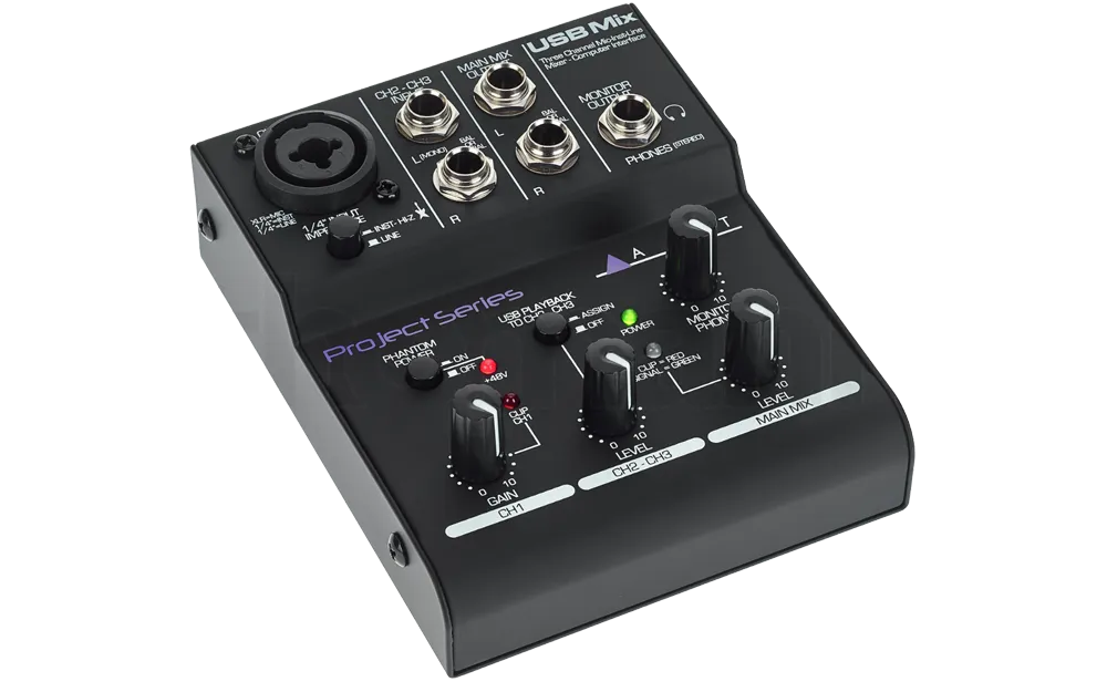 Ein kleiner 3-Kanal Submixer: Der ART USB Mix / © Thomann