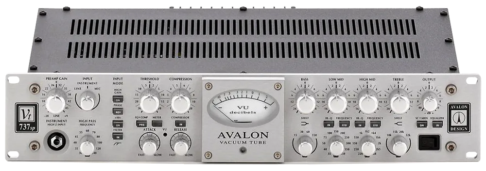 Der Avalon VT-737SP Röhren Channelstrip: Klarer und sauberer Röhrensound für Gesang (Affiliate Link) / © Thomann