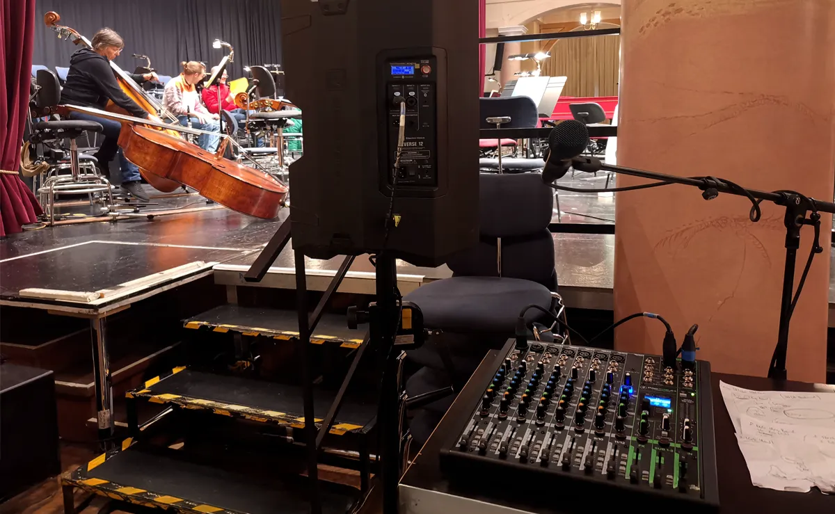 Mackie ProFXv3+ im Orchestereinsatz © Engelmann Promotion