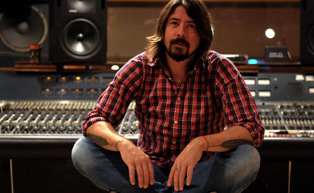 Dave Grohl im Aufnahmeraum der Sound City Studios © SWF 1