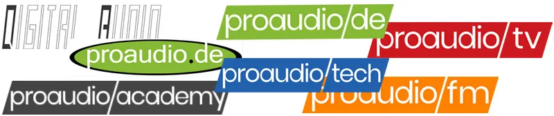 Die Logos früher und heute ... © proaudio.de 